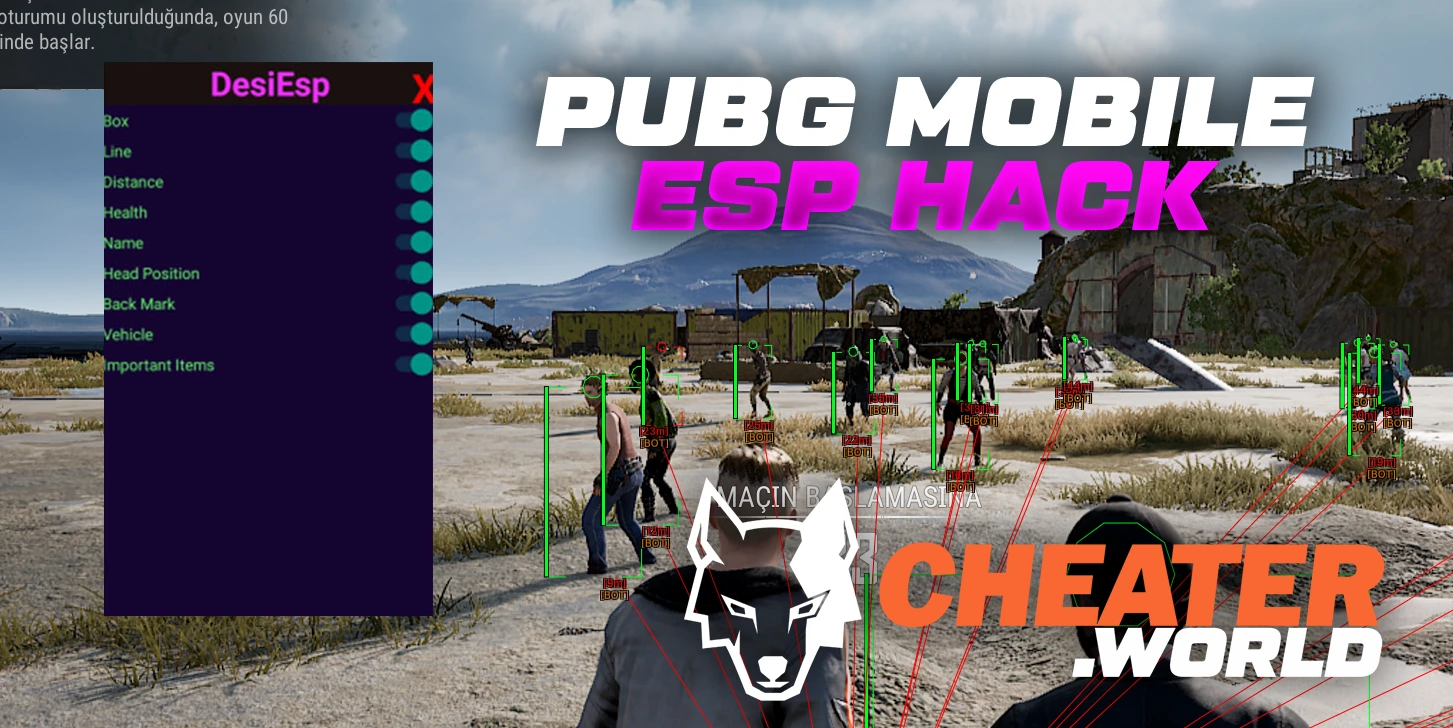 PUBG Mobile ESP Hack 2022 LD Player 2