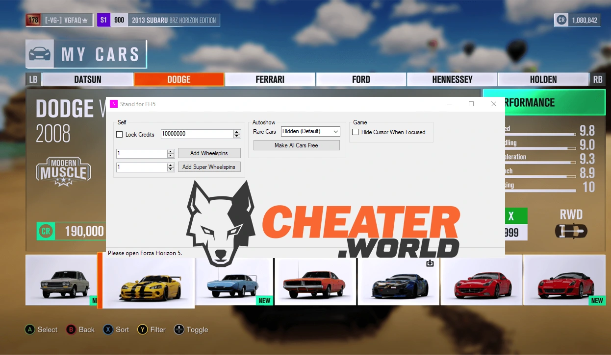 Forza Horizon 5 Money Cheat | Forza Horizon 5 Cr Cheat 1